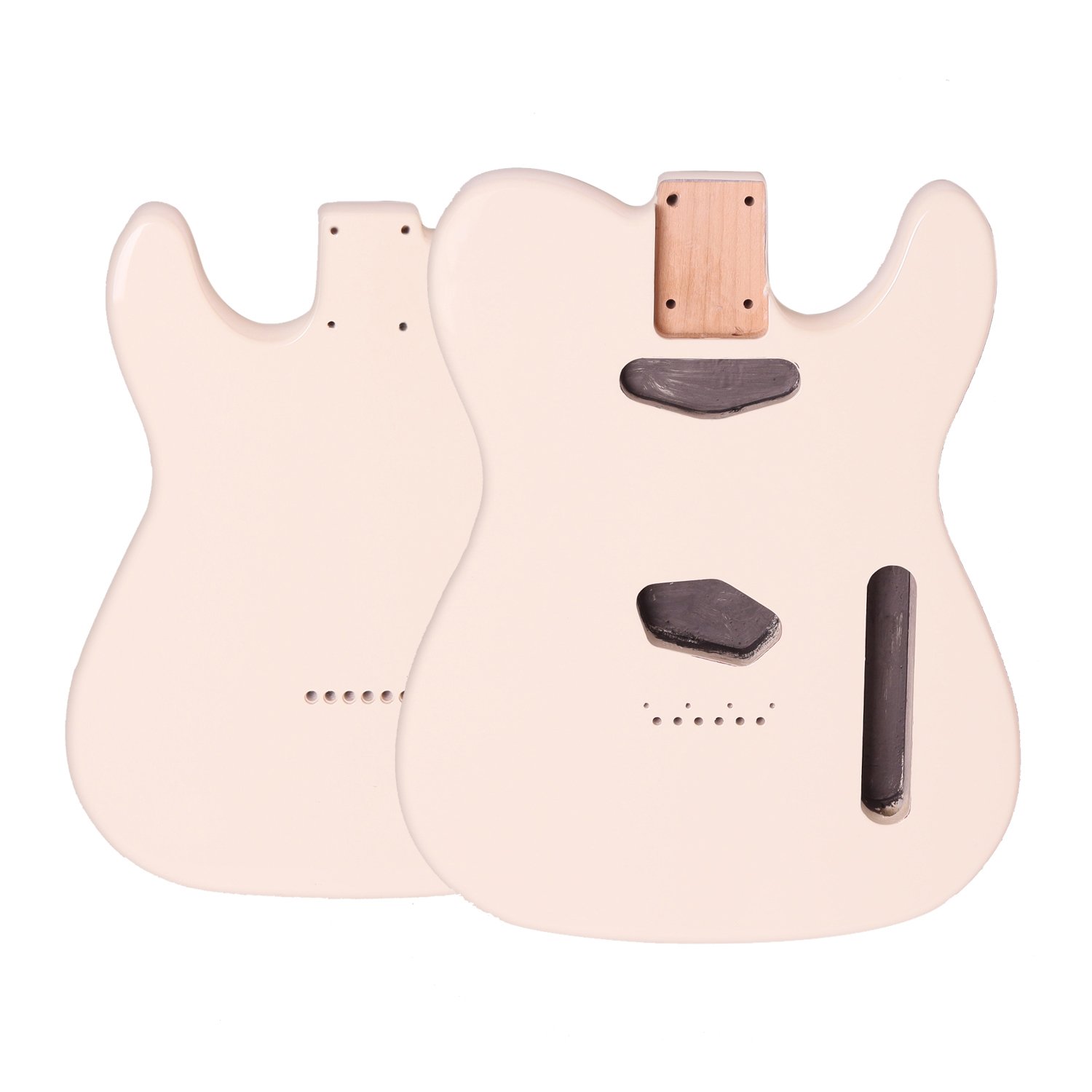 FretPrime Special Wood Veneer Tele Body SS — Ash Wood Sunburst