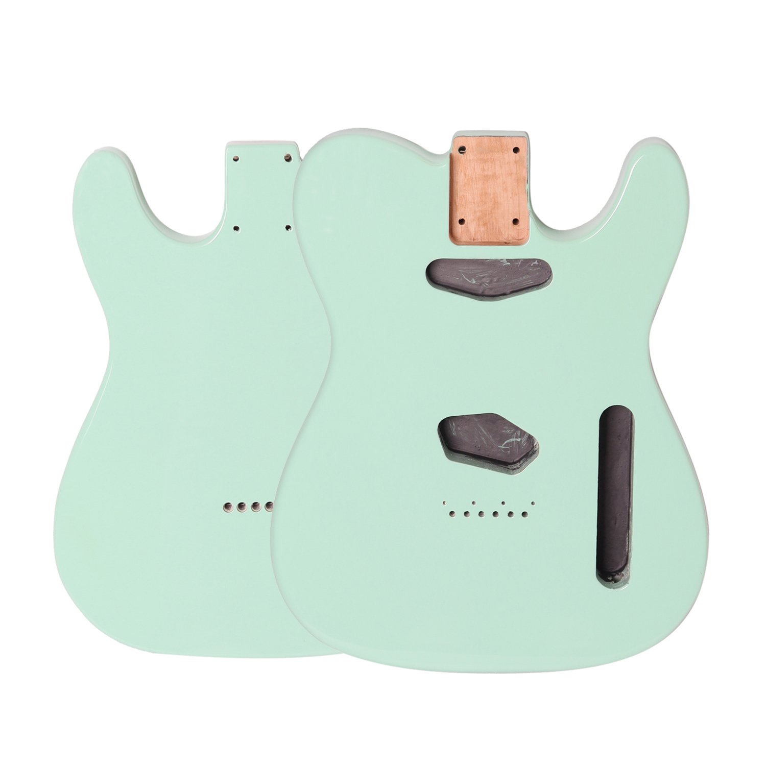 FretPrime American Alder Tele Body SS — Black
