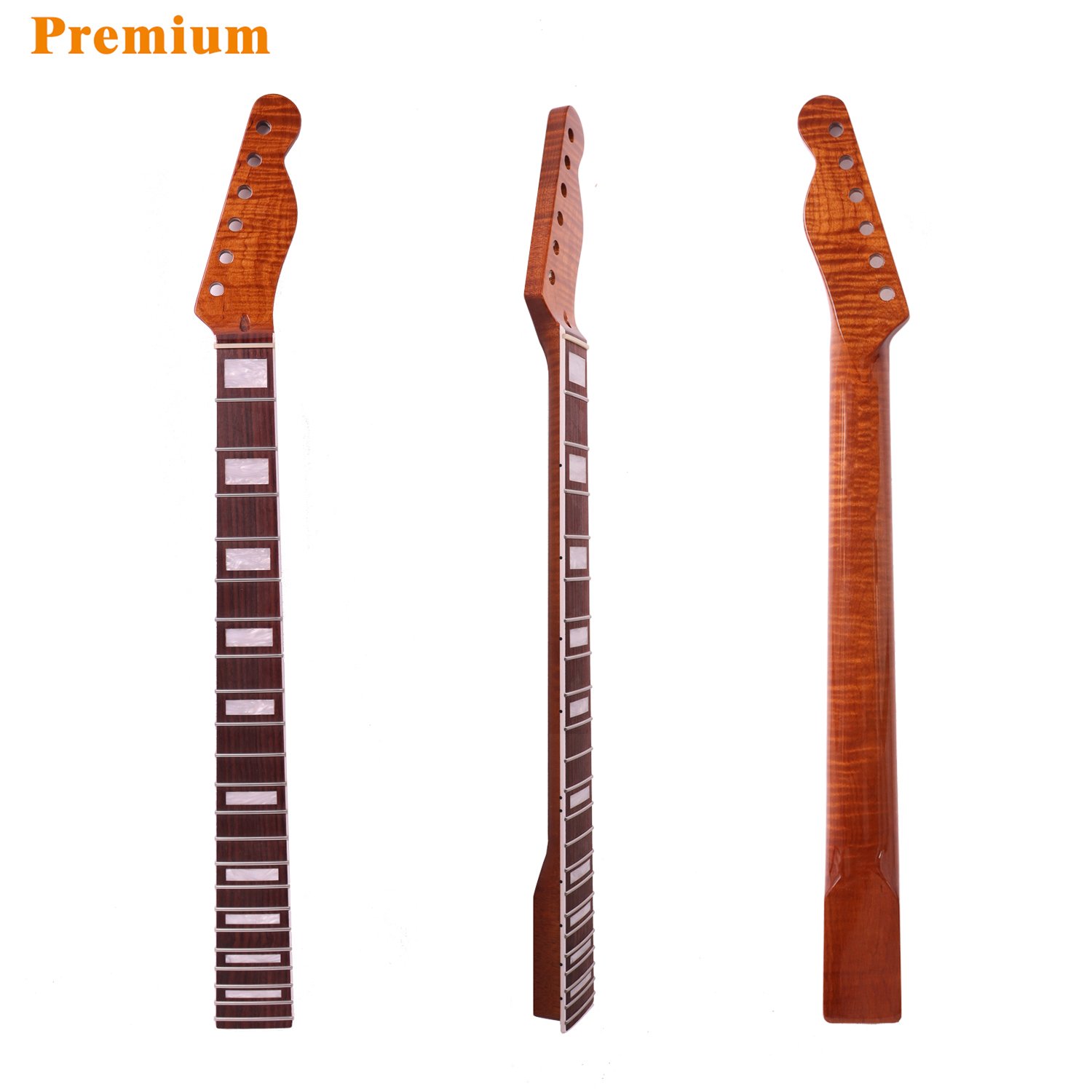 FretPrime Maple Strat Neck — 12" Radius, 22 Frets, Satin Finish