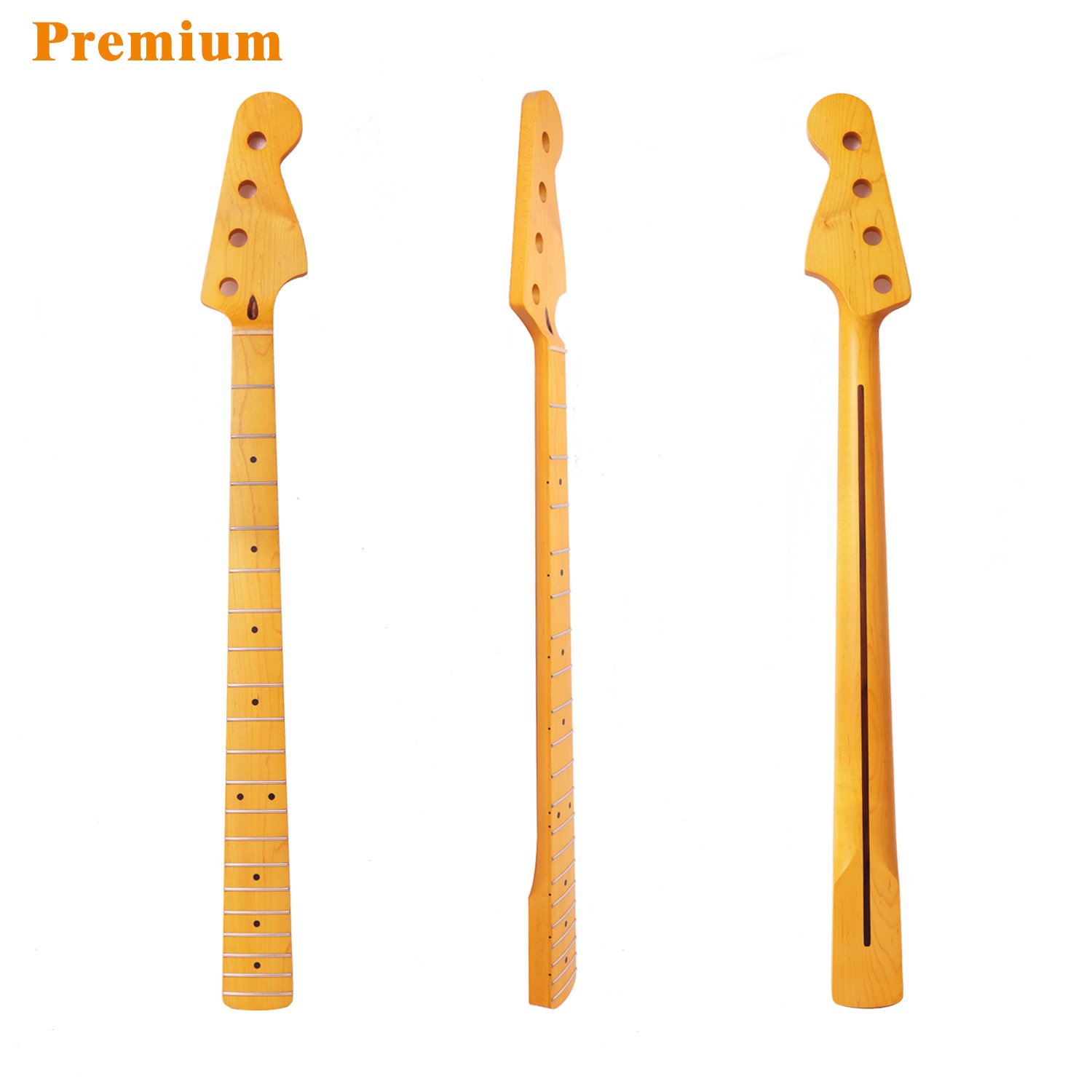 FretPrime Roasted Maple Tele Neck — 12" Radius, 22 Frets, Satin Finish