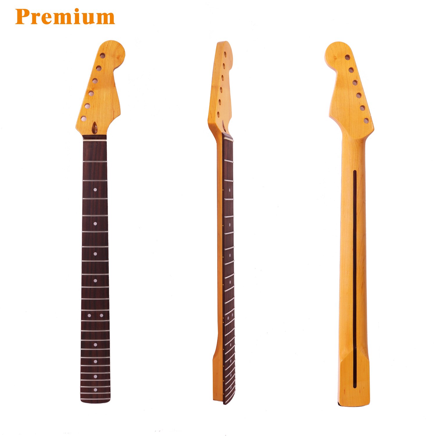 FretPrime Premium Strat Maple Neck — 9.5" Radius, Gloss Finish