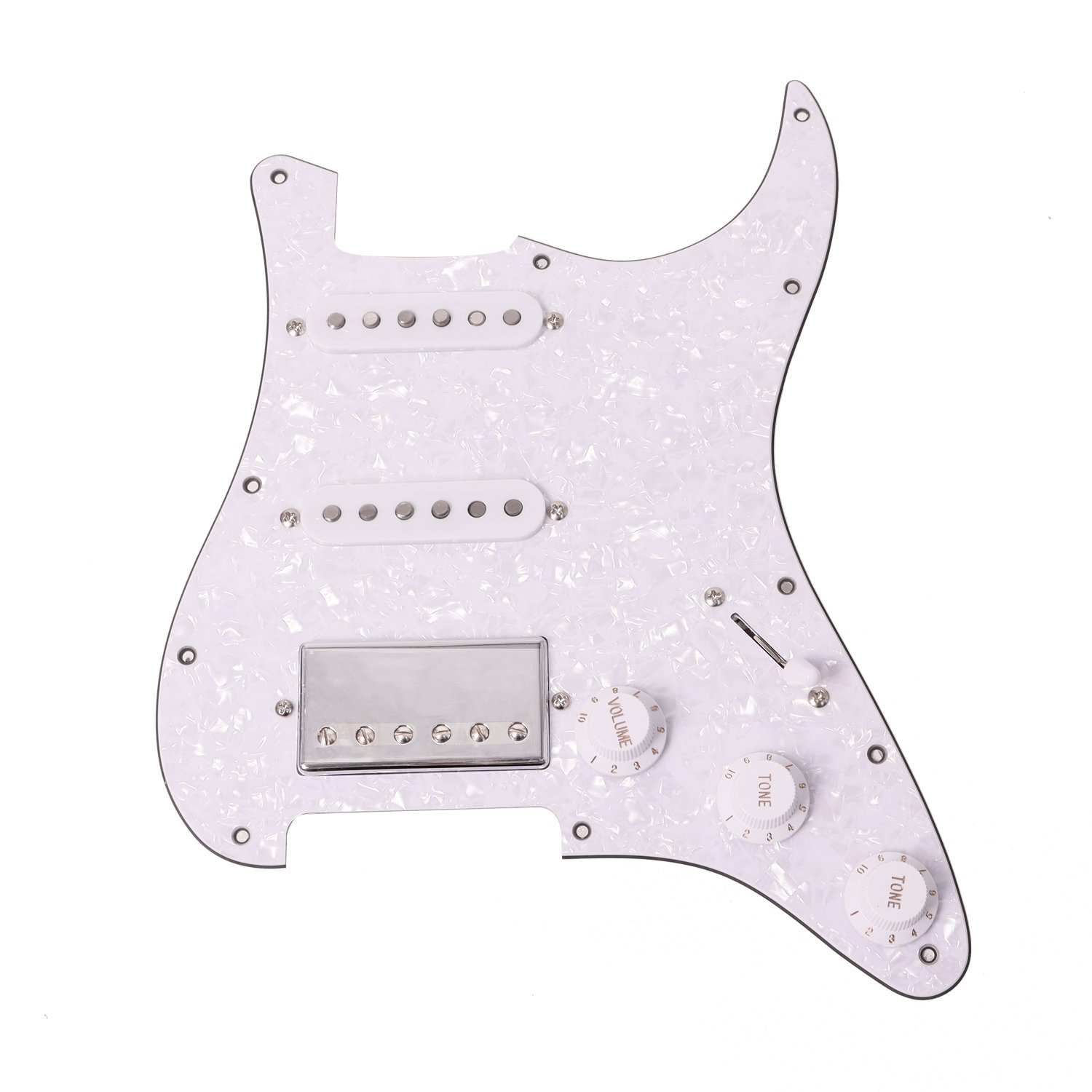 FretPrime Vintage 54s Single Coil Alnico V Pickup Set — Pearl White