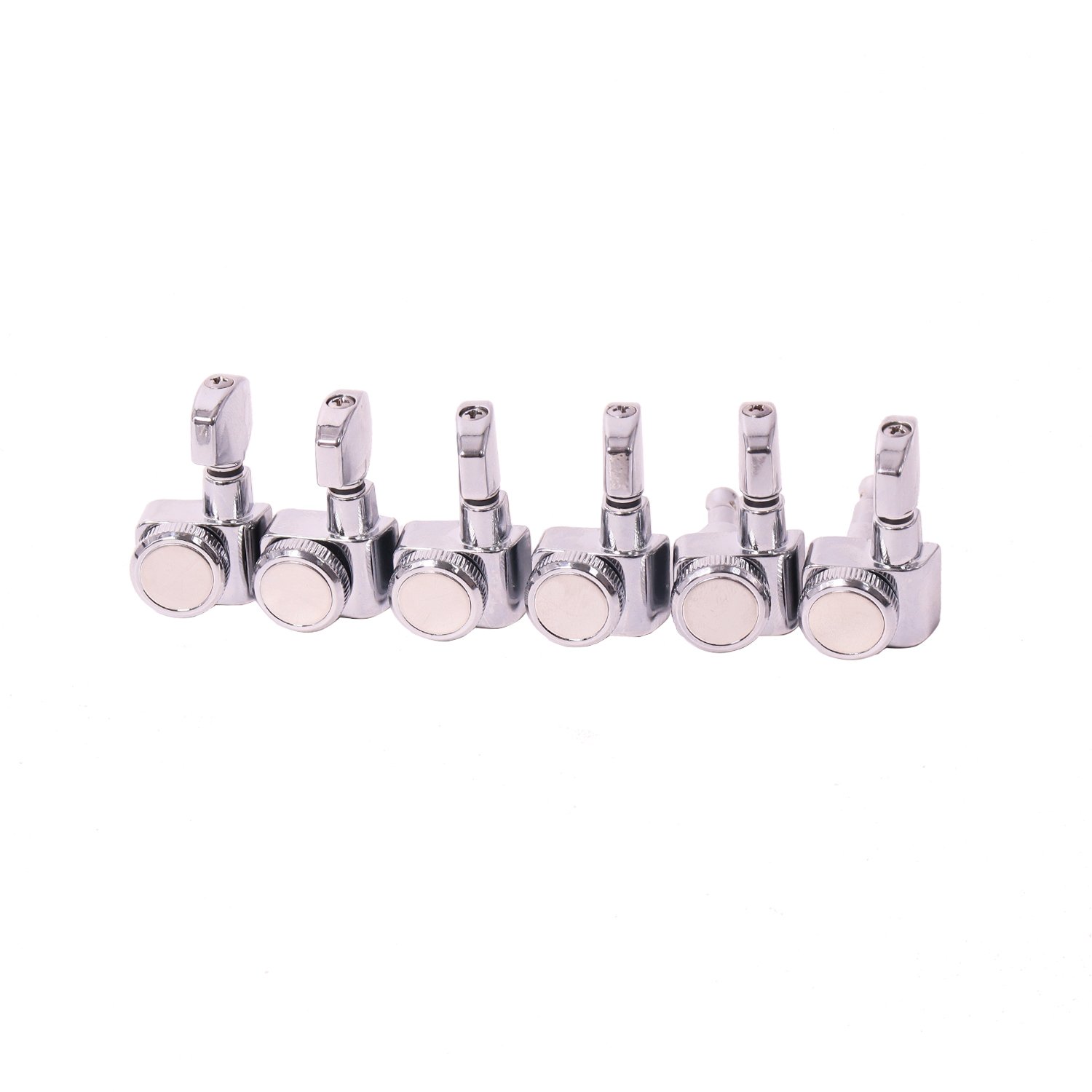 FretPrime 6R Locking Tuners — 1:18 Ratio, Hex Knob, Chrome